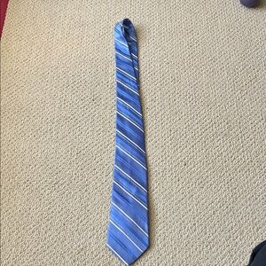 Nicole Miller Blue Striped Men's Tie